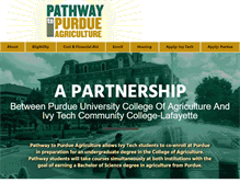 Tablet Screenshot of pathwaytopurdue.purdue.edu