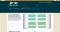 Desktop Screenshot of ccam.math.purdue.edu