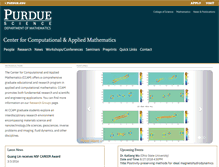 Tablet Screenshot of ccam.math.purdue.edu