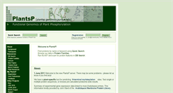 Desktop Screenshot of plantsp.genomics.purdue.edu