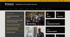 Desktop Screenshot of cs.purdue.edu