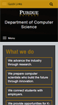 Mobile Screenshot of cs.purdue.edu