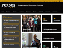 Tablet Screenshot of cs.purdue.edu