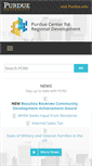 Mobile Screenshot of pcrd.purdue.edu