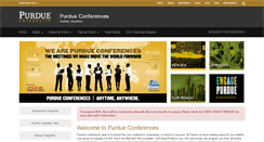 Desktop Screenshot of conf.purdue.edu