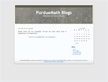 Tablet Screenshot of intranet.math.purdue.edu