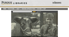 Desktop Screenshot of e-archives.lib.purdue.edu