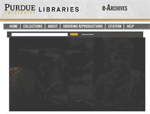 Tablet Screenshot of e-archives.lib.purdue.edu