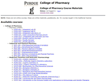 Tablet Screenshot of courses.pnhs.purdue.edu