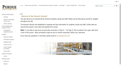 Desktop Screenshot of intra.krannert.purdue.edu