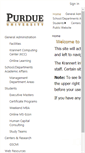 Mobile Screenshot of intra.krannert.purdue.edu