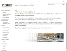 Tablet Screenshot of intra.krannert.purdue.edu