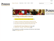 Tablet Screenshot of collaborate.education.purdue.edu
