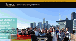 Desktop Screenshot of diversity.purdue.edu
