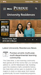 Mobile Screenshot of housing.purdue.edu